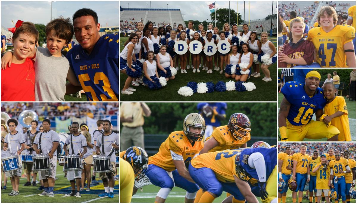 BlueGold Football Game delaware foundation reaching citizens with
